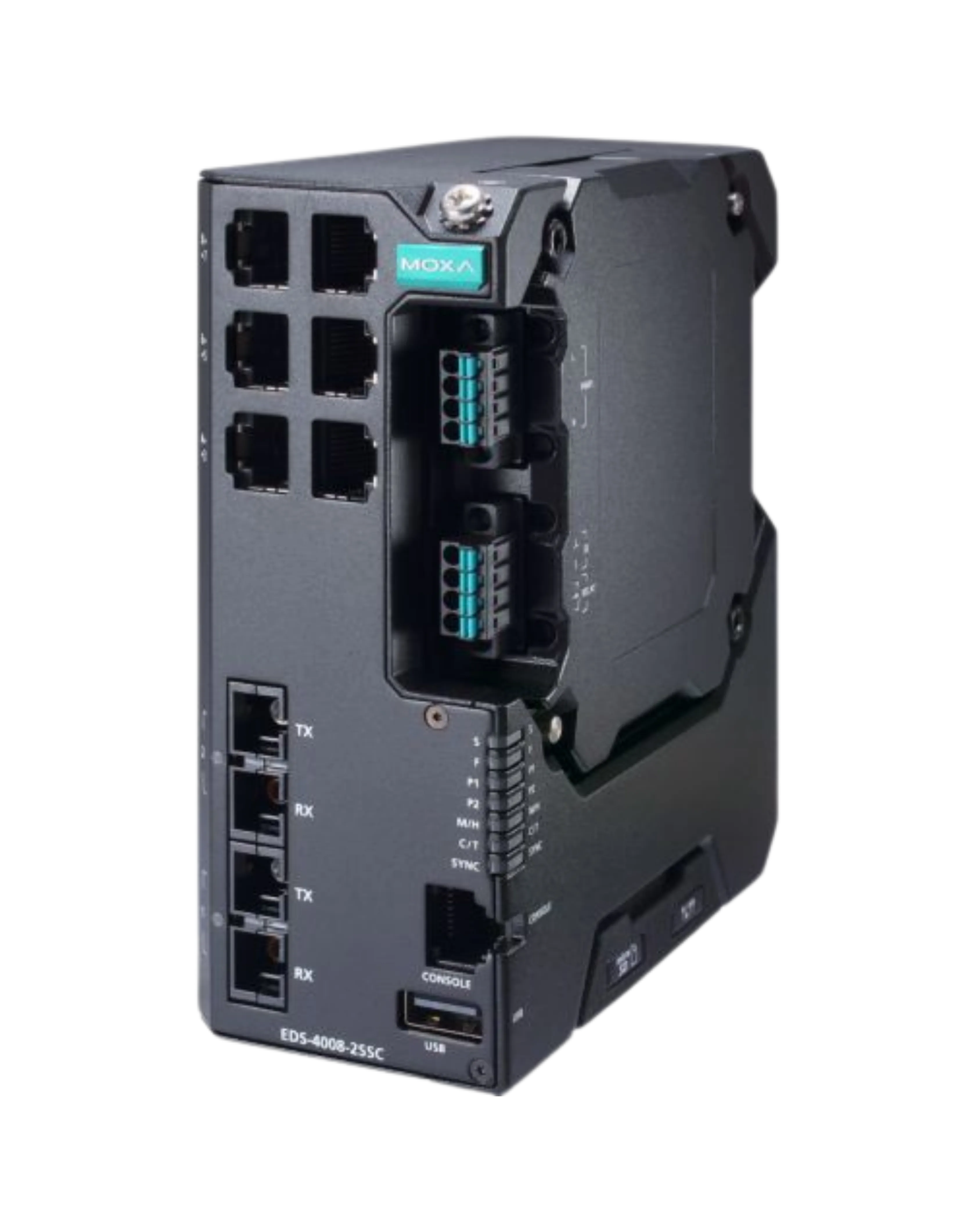 Moxa EDS-4008-2MSC-LV 8-Port Managed Ethernet Switch — Moxa Industrial Communication